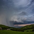 Regenvorhang am Albtrauf