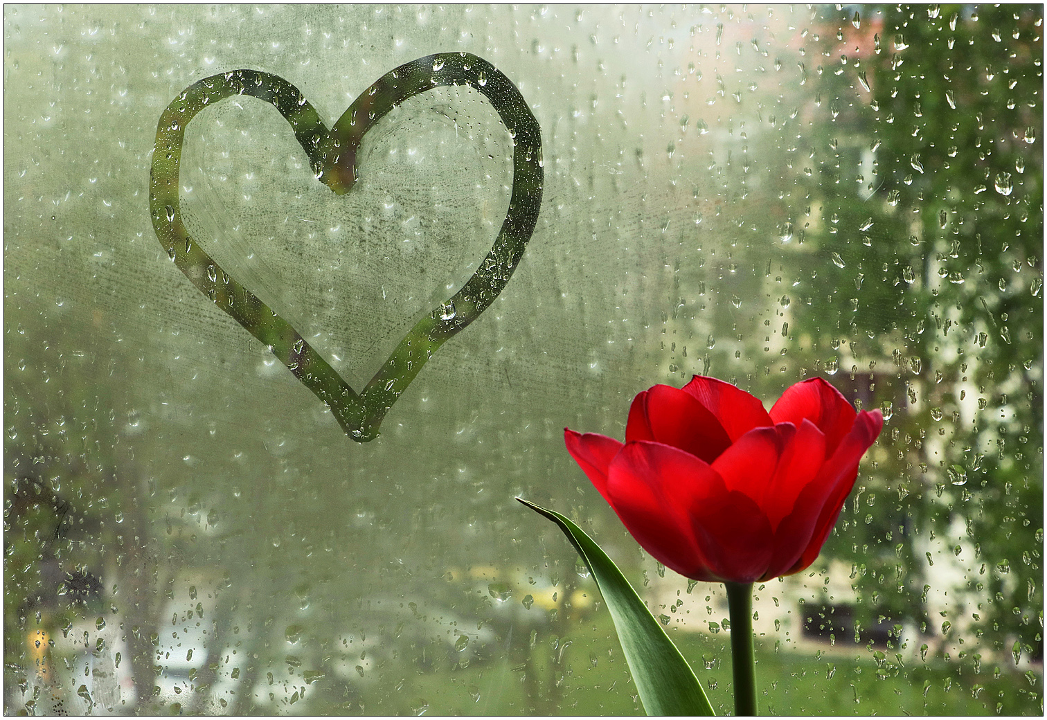 Regenwetter Foto Bild Fenster Licht Regen Bilder Auf Fotocommunity