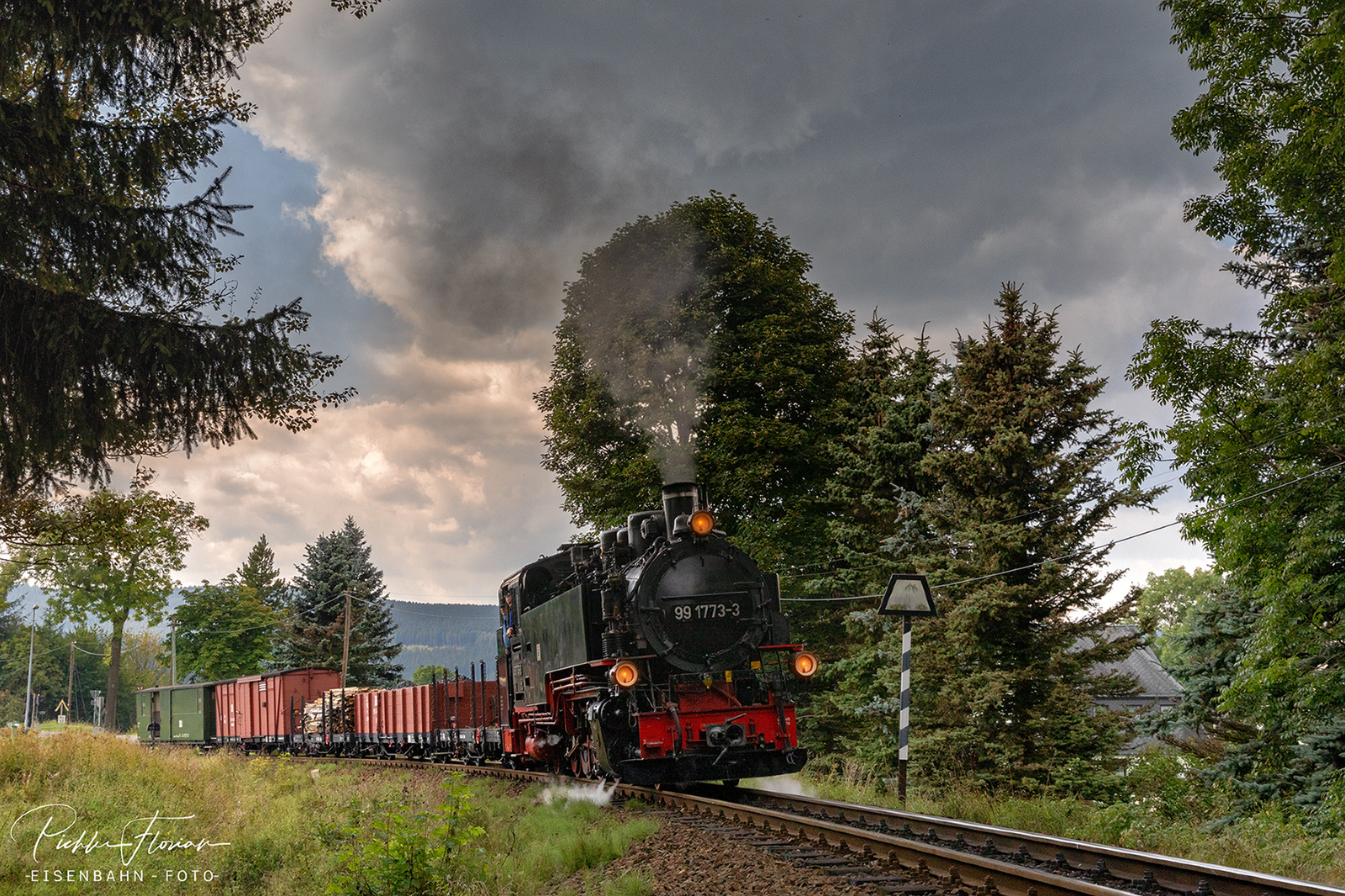 Regenwetter am Fichtelberg