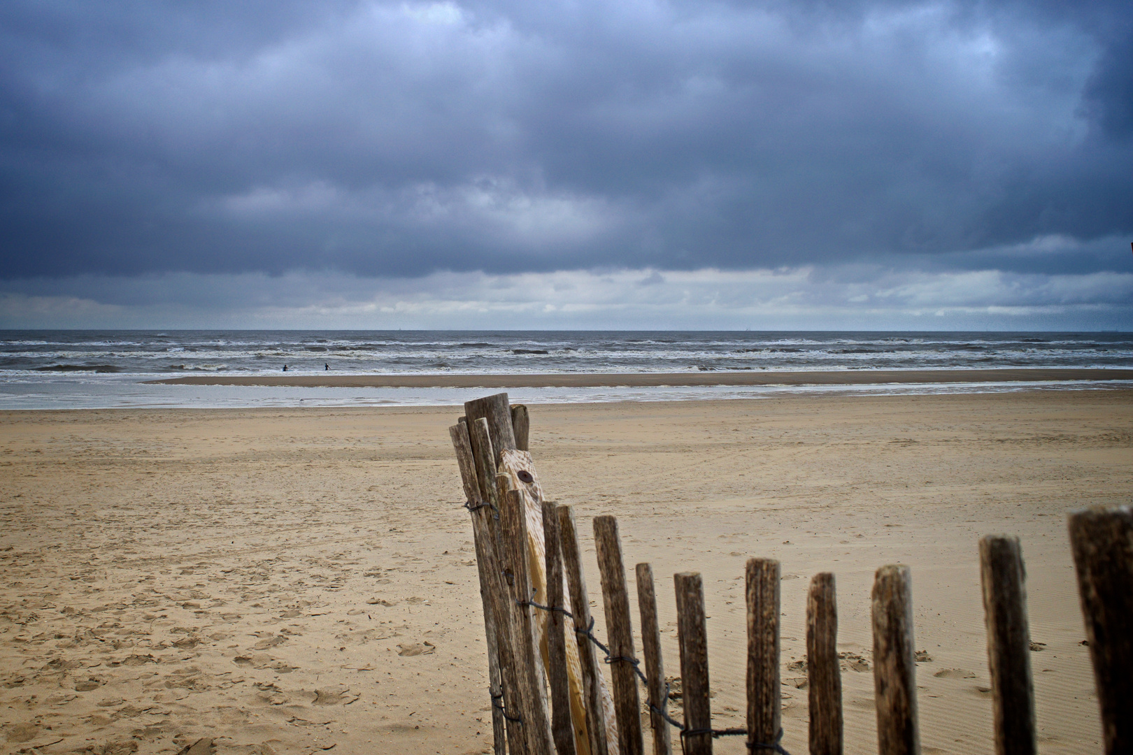 Regenwetter am Meer