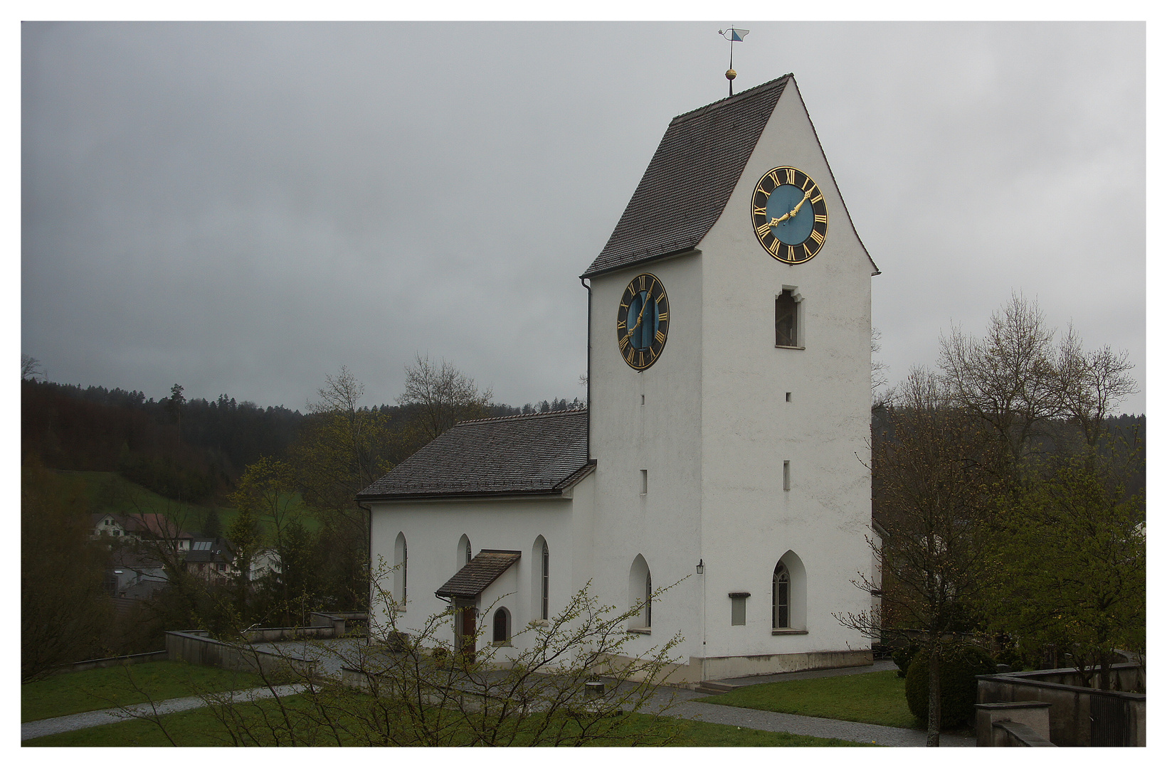 Regenwetter, auch in Weisslingen