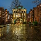 Regenwetter in der Speicherstadt