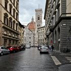 Regenwetter in Florenz