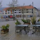 Regenwetter in Meiningen