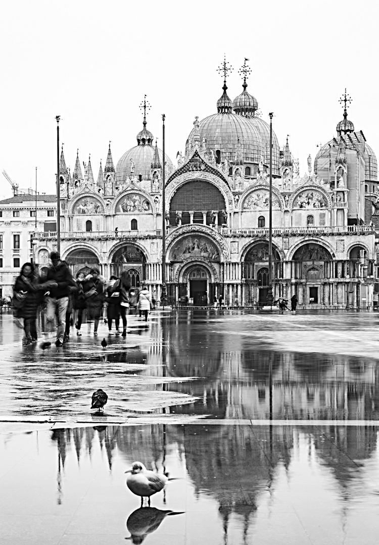 Regenwetter in Venedig