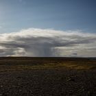 Regenwolke am Nordkap