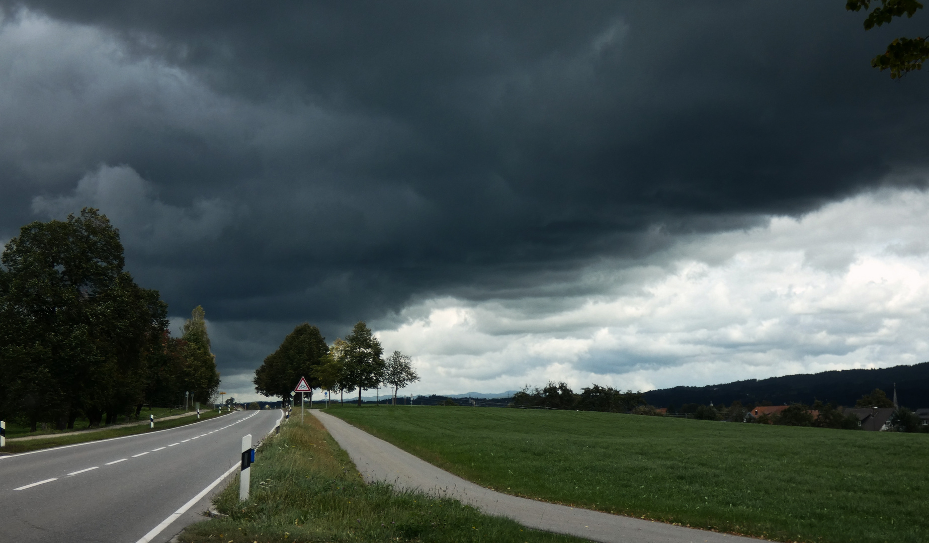 Regenwolken im Allgäu 