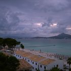 Regenwolken über Alcudia