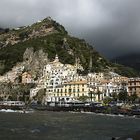 Regenwolken über Amalfi