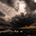 Regenwolken über Berlin