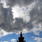 Regenwolken über dem Dresdner Zwinger