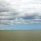 Regenwolken über dem Lake Huron