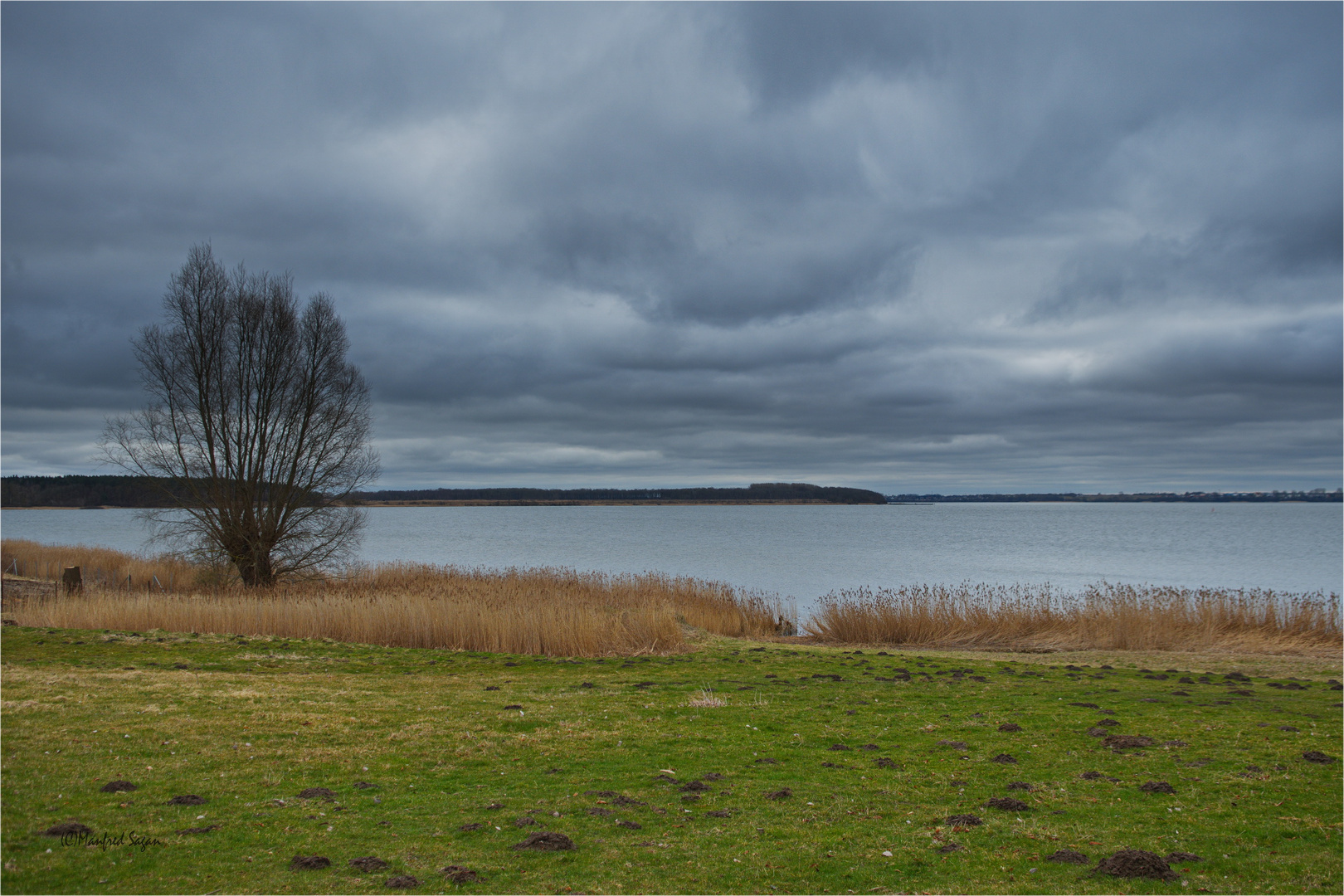  Regenwolken über dem Strelasund