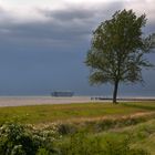 Regenwolken über der Nordsee