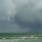 Regenwolken über der Ostsee