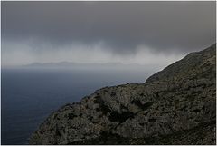 Regenwolken über Formentor