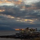 Regenwolken über Playa Paraiso, Teneriffa