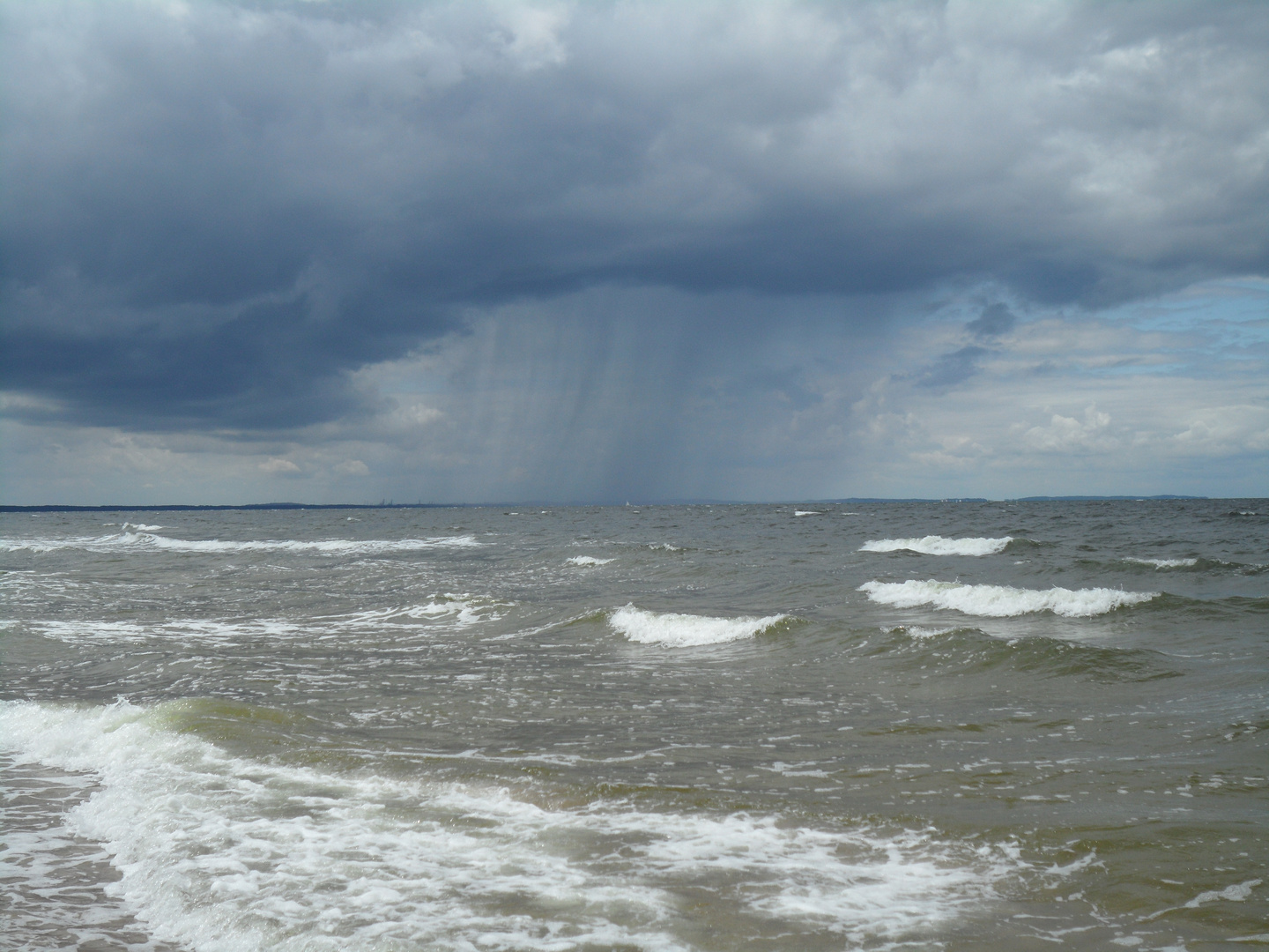 Regenwolken über Usedom