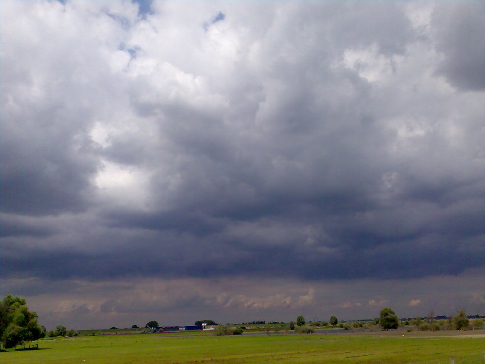 Regenwolken ziehen auf