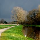 Regenwolken ziehen auf.