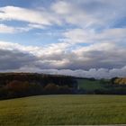 Regenwolken ziehen vorbei