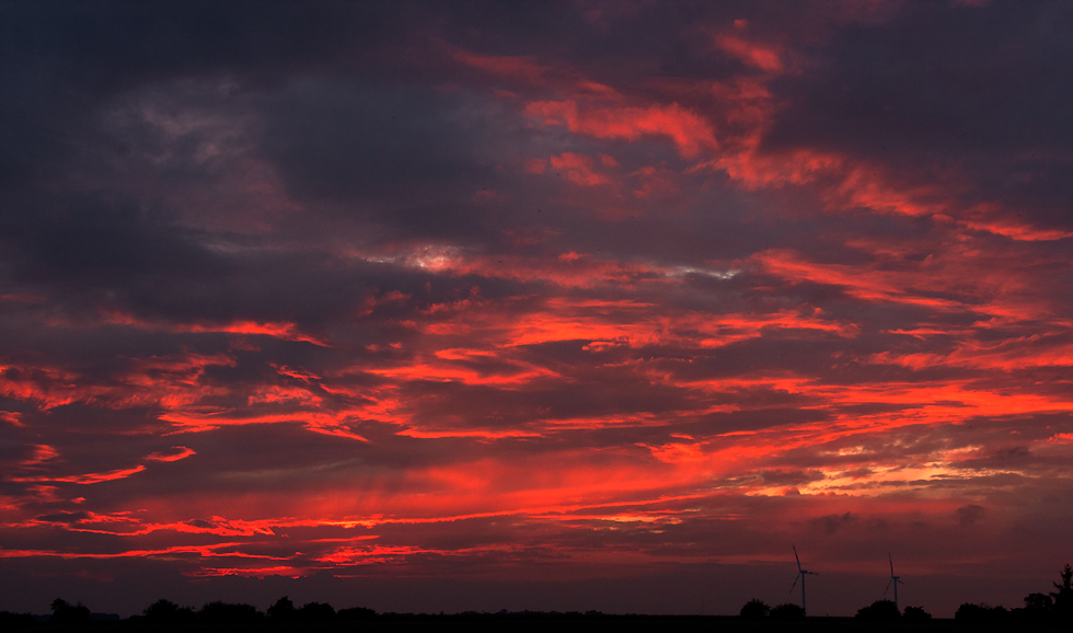 Regenwolkenreste...