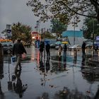 Regenzeit am Praterstern