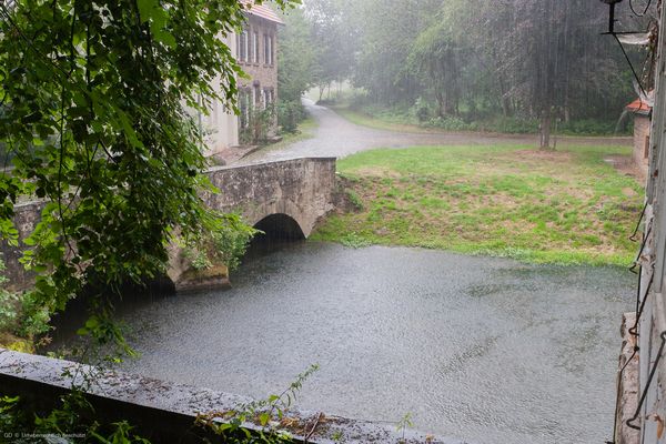 Regenzeit an der Finkenpforte und Begabrücke,