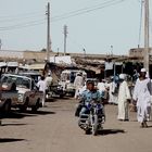 Reges Leben herrscht auf den Straßen in der Stadt Kerma im nördlichen Sudan...