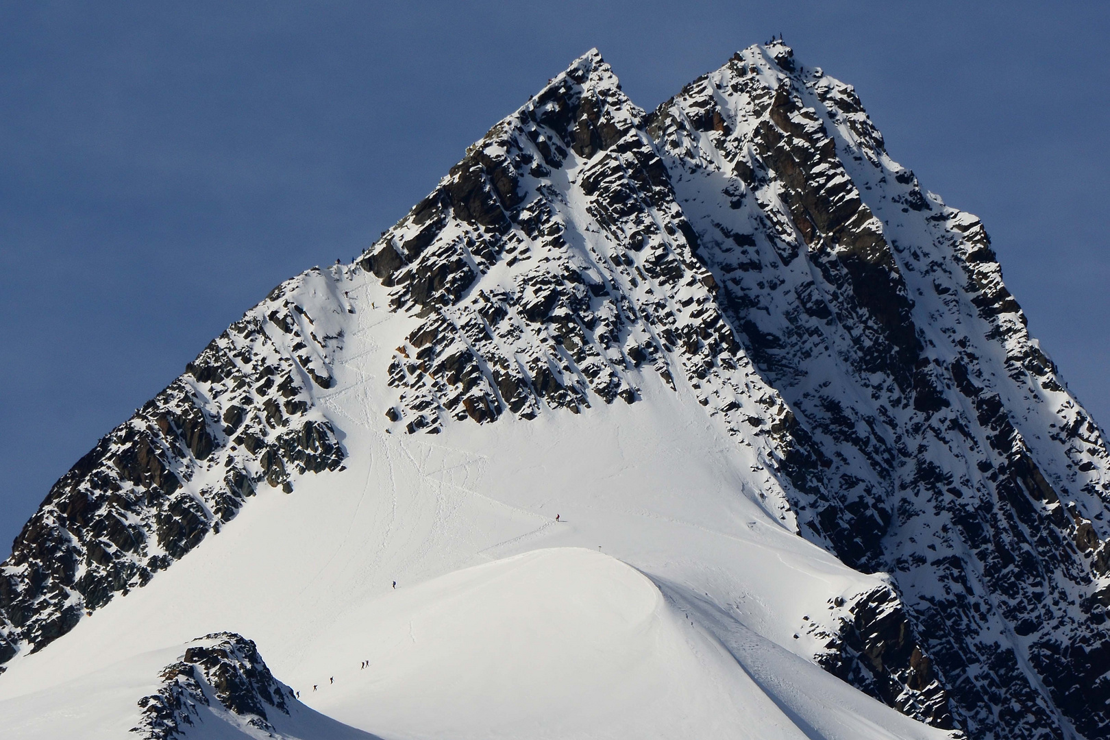 Reges Treiben am höchsten Berg Österreichs - Der Großglockner 3798m