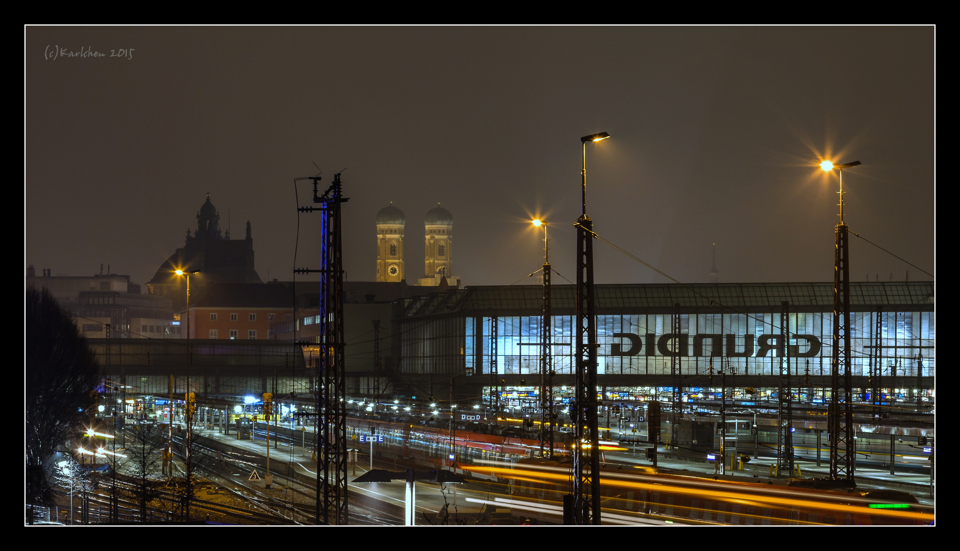 reges Treiben am Münchner Hauptbahnhof