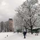 Reges Treiben an einem Wintertag in Basel