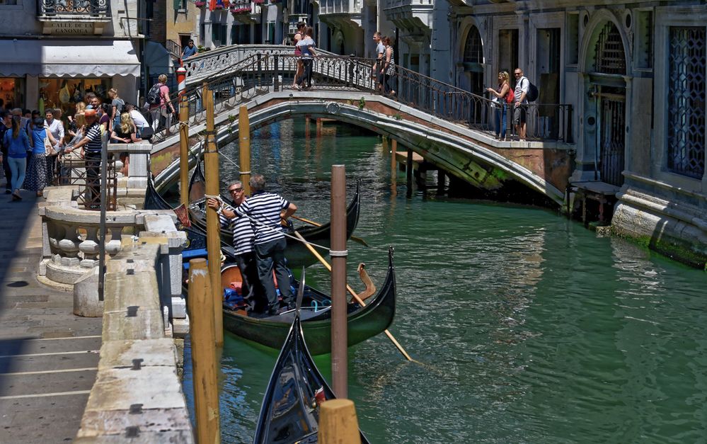 Reges Treiben in Venedig