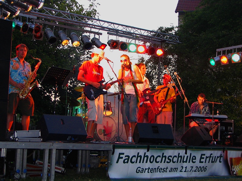 Reggae beim Gartenfest