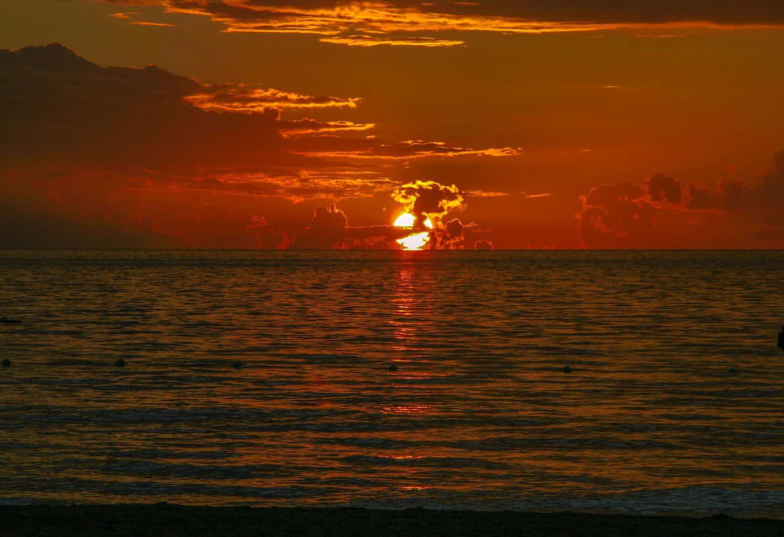 Reggaefeeling am Seven Miles Beach in Jamaica