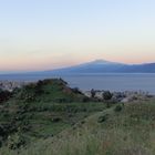 Reggio Calabria - vista dall'alto con l'Etna da sfondo