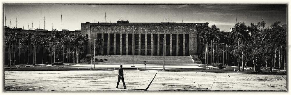 Regierungsgebäude hinter den Revolutionsplatz in Havana