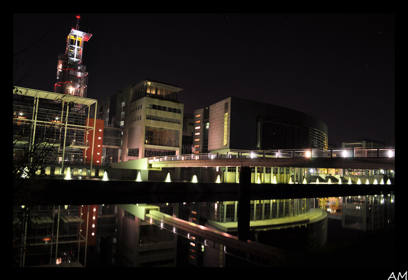 Regierungsviertel St.Pölten bei Nacht 1.1