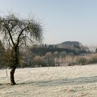 région de malmedy au lever du soleil