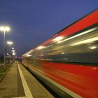 Regionalbahn in Fahrt