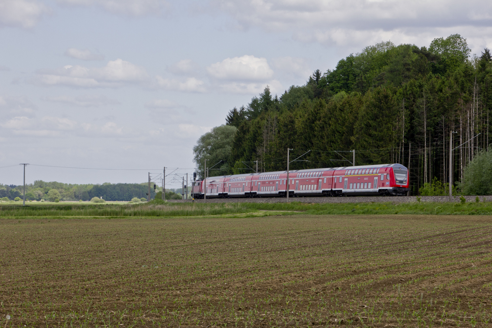 Regionalexpress von Landshut nach München