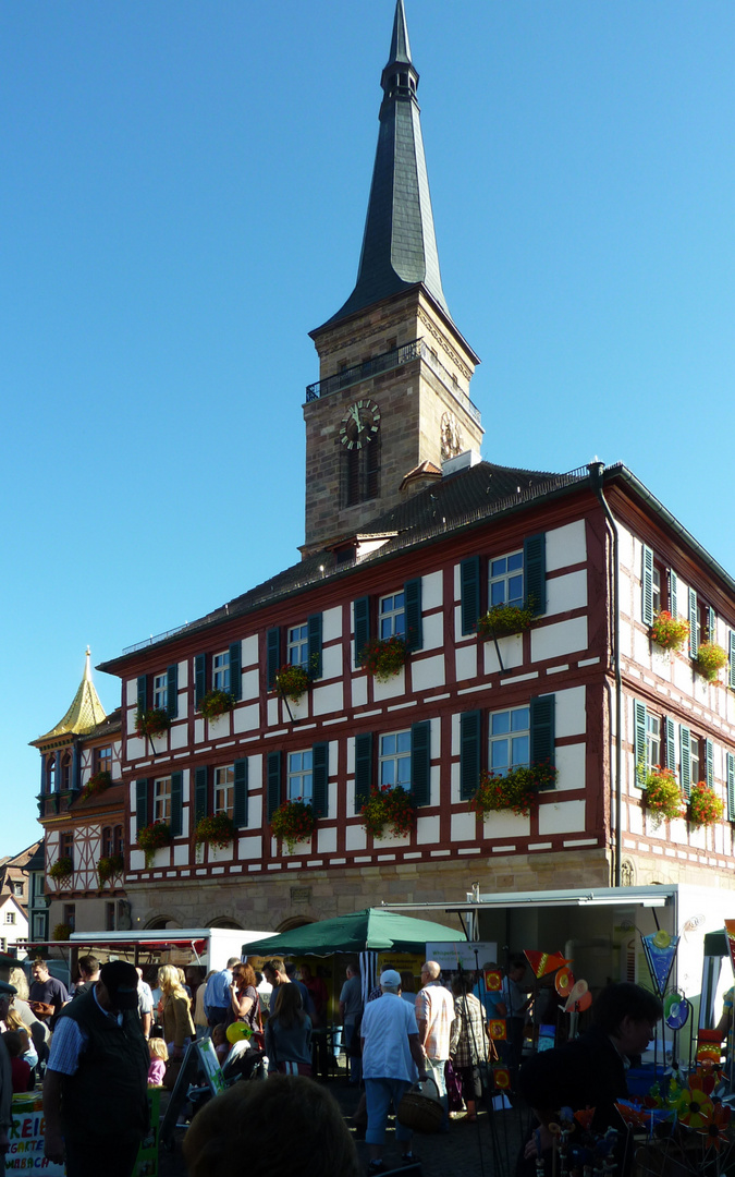 Regionalmarkt in Schwabach - Marktplatz