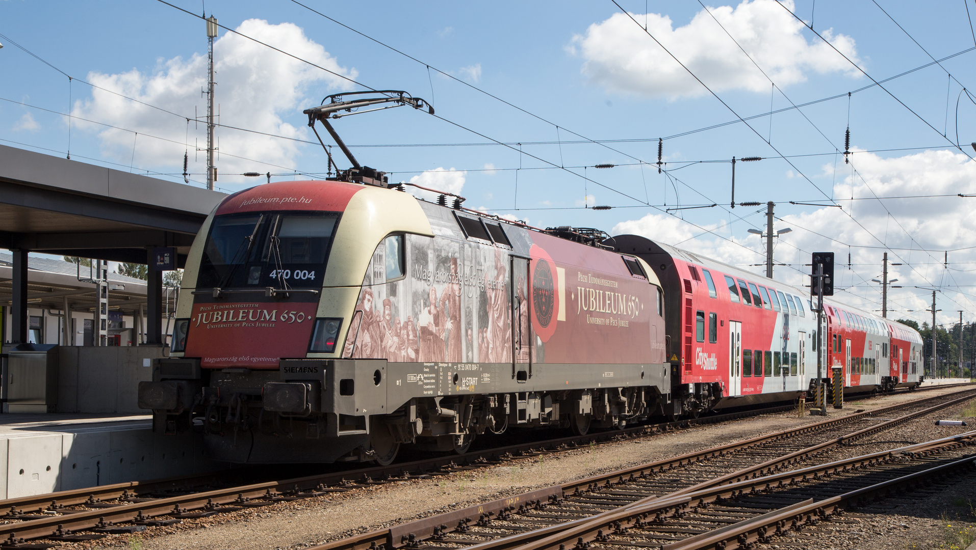 Regionalzug von Gmünd nach Wien FranzJosefs Bahnhof