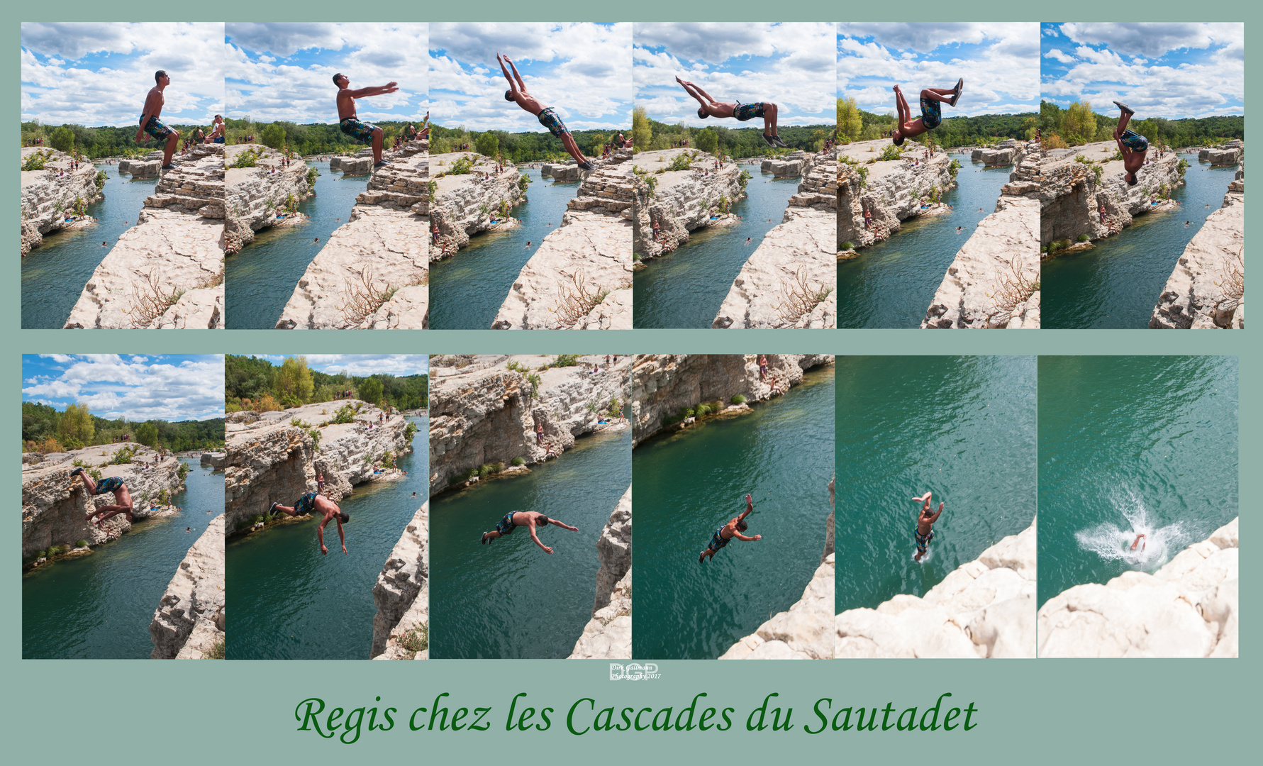 Regis chez les cascades de Sautadet