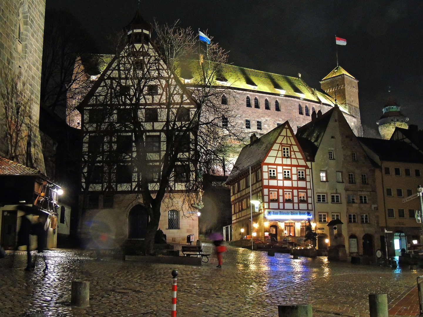 Regnerischer Abend in Nürnberg