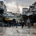 Regnerischer Morgen in Jerusalem