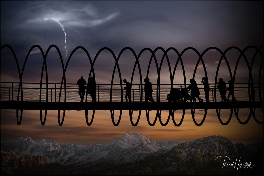 Rehbergbrücke auf Abwegen .....