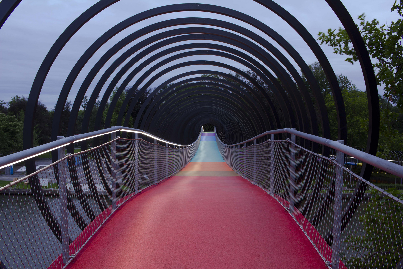 Rehberger Brücke Schloss Oberhausen Mittelteil