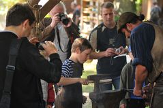 Rehna-Klosterfest 2011, Schmieden für Kinder 01