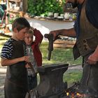 Rehna-Klosterfest 2011, Schmieden für Kinder 04